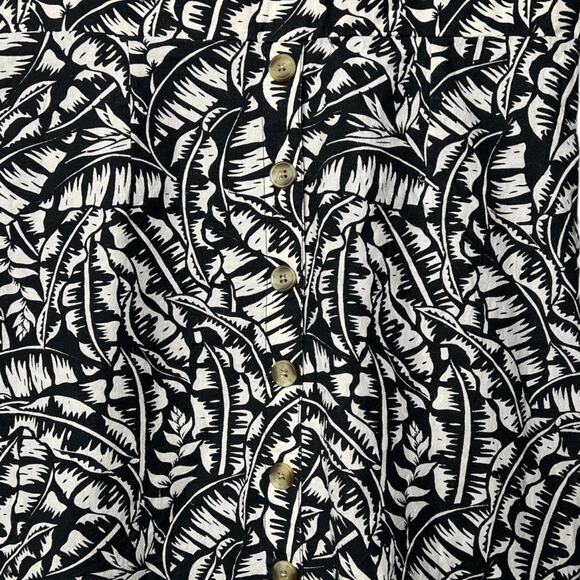 Billabong Morning Light Franca Dress Tropical Cotton Linen Blend Mini Size 14 - Picture 4 of 10